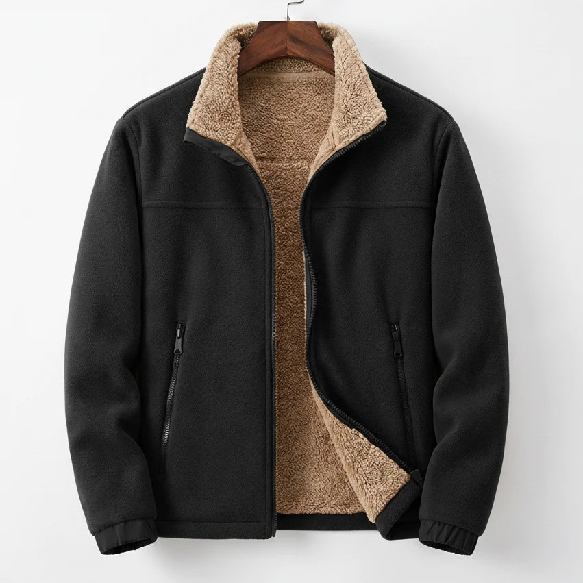 Andrew fleece jacket in army green