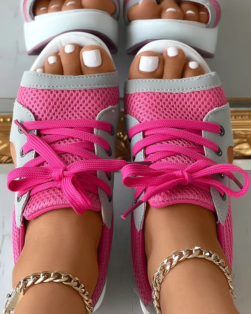 Effortless Lace-Up Sandals For Women 4