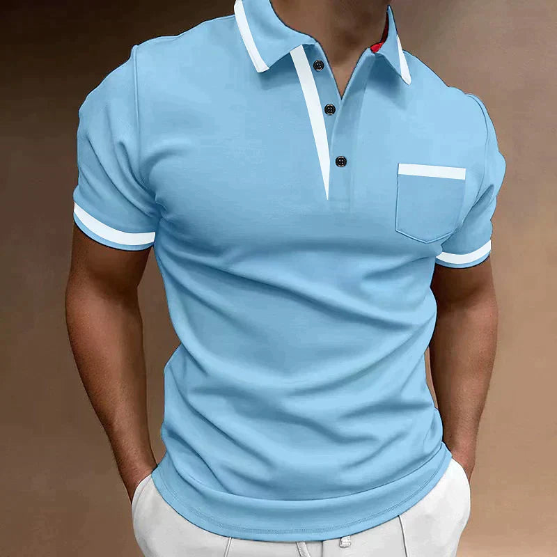 Effortless Men's Polo Shirt Classic Fit Comfort 4