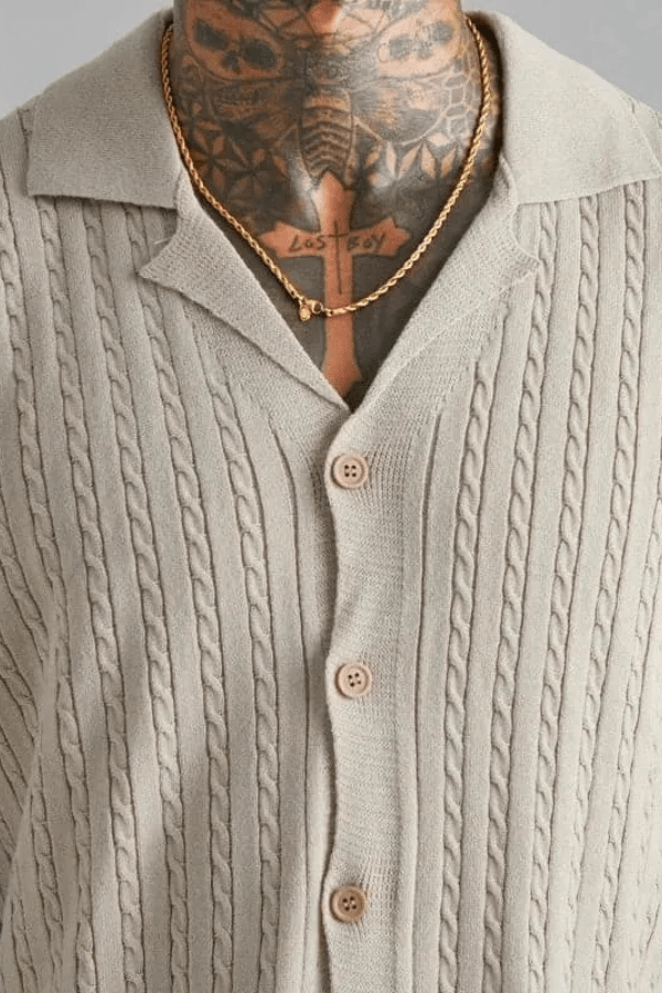 Effortless Women's Top With Jacquard Texture 2