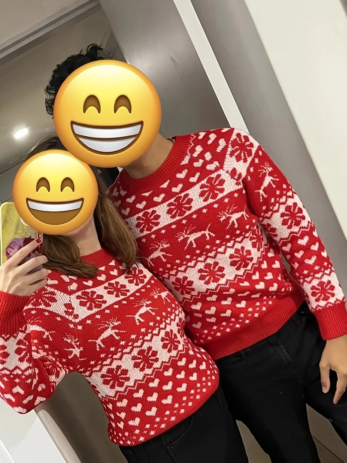 Women's Fair Isle Sweater, Festive Holiday Knit Top