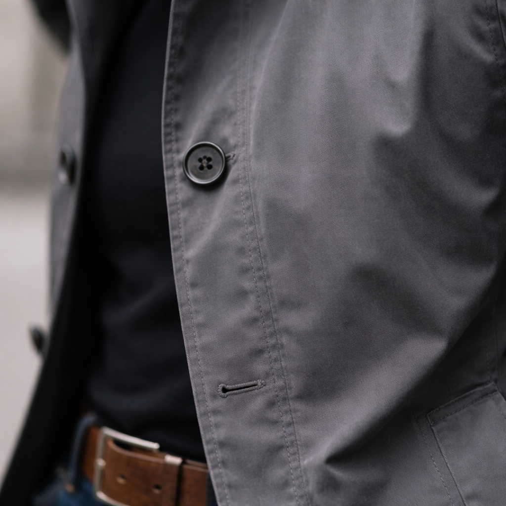 Tailored Classic Longline Coat with Set-In Pockets – view 5
