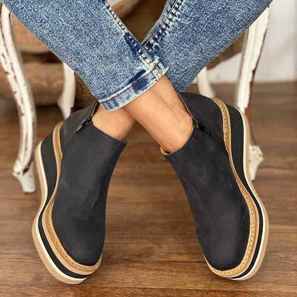 Jenna | Black Ankle Boots Women Waterproof Design 7