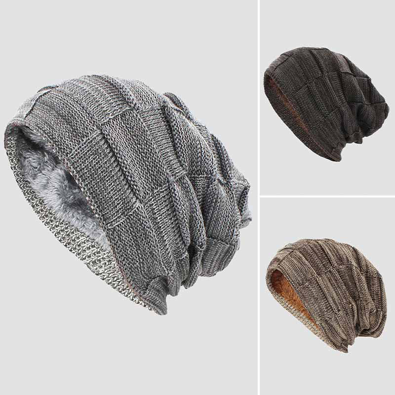 All 3 Colors Slouchy Cotton Blend Fall Knit Beanie