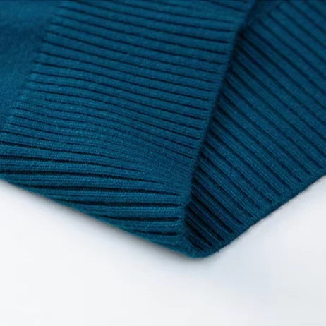 Silas cashmere turtleneck, back view