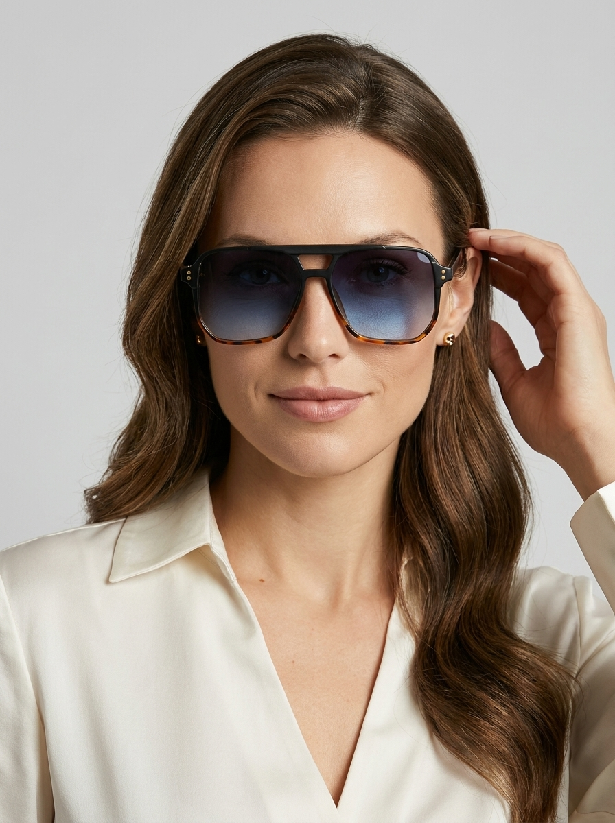 blue Square Sunglasses