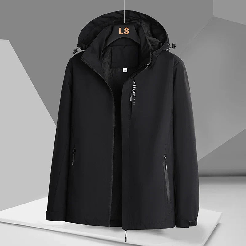 Weston rain jacket in gray