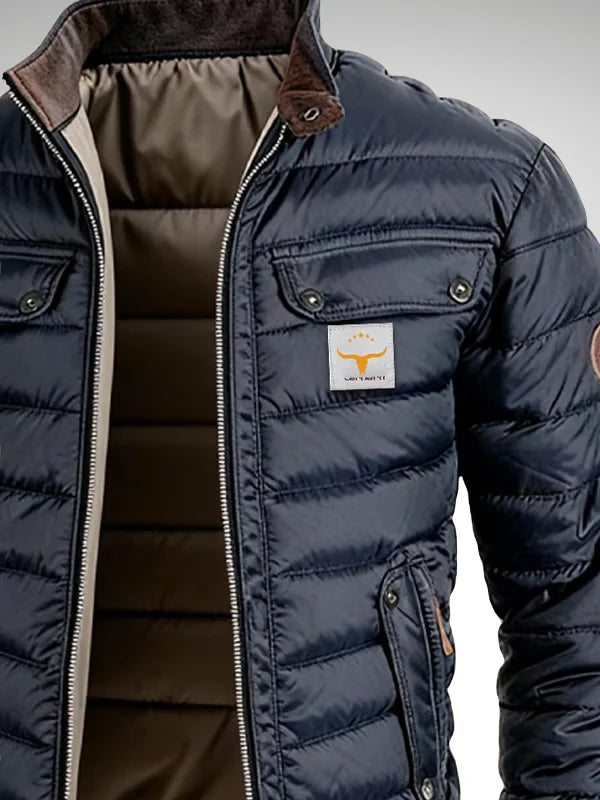 Everett quilted jacket, pocket detail