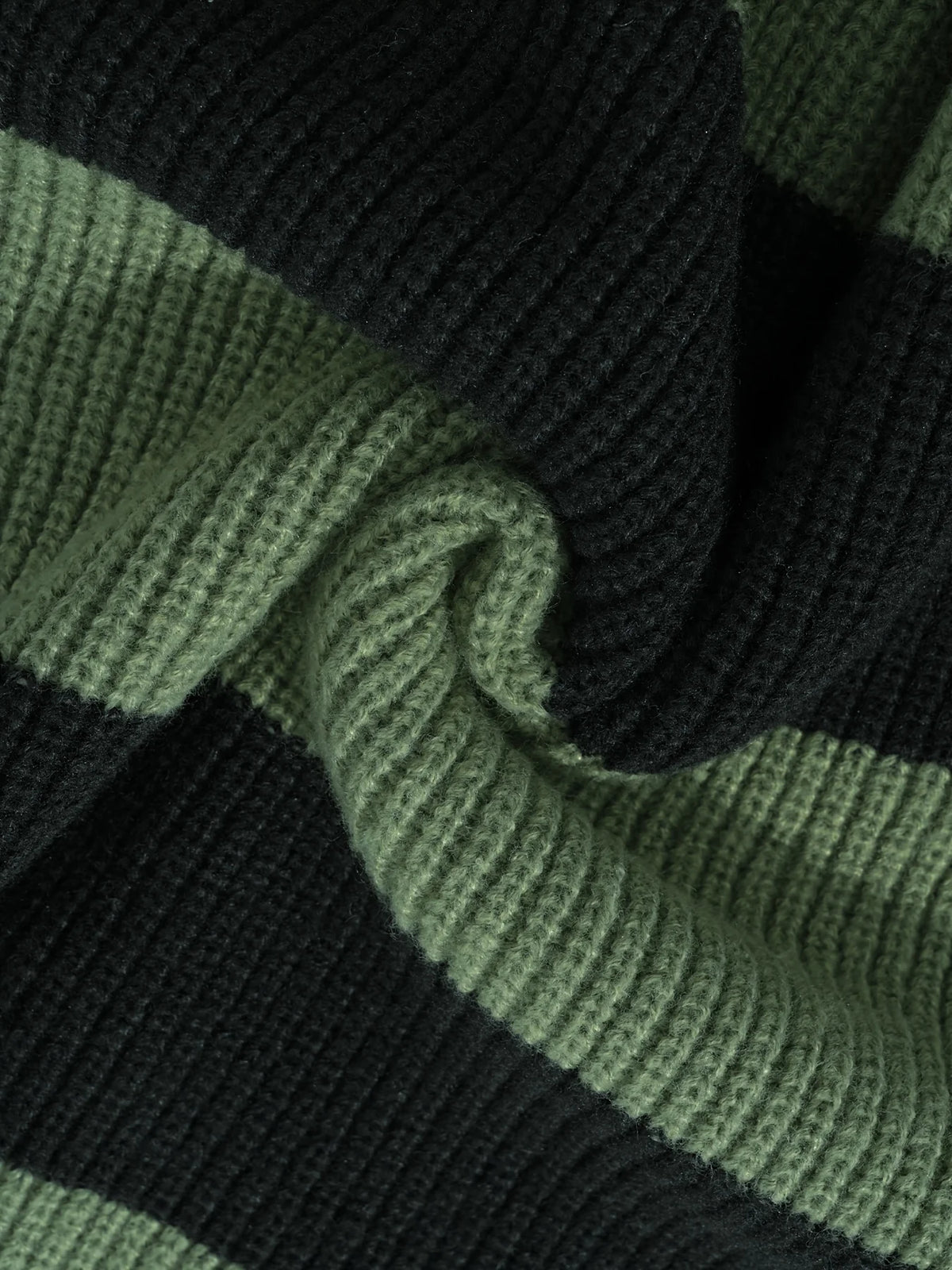 Men's Button-Neck Sweater, Color-Blocked Winter Knit