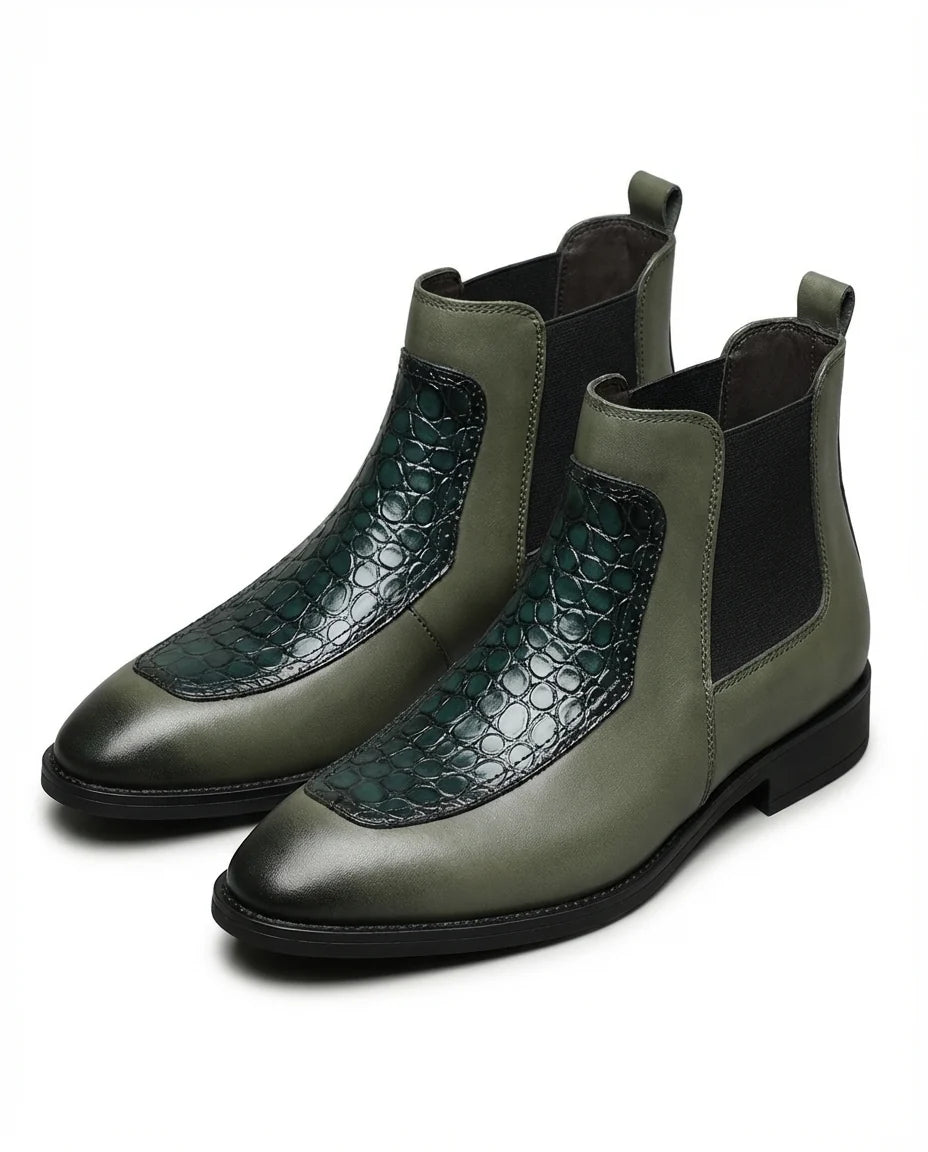 Charles leather boots, sole detail