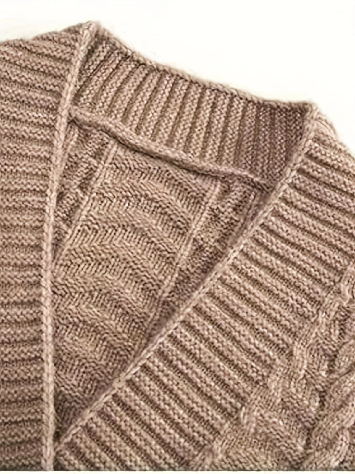 Women's Cable-Knit Cardigan, Longline Cold-Weather Layer