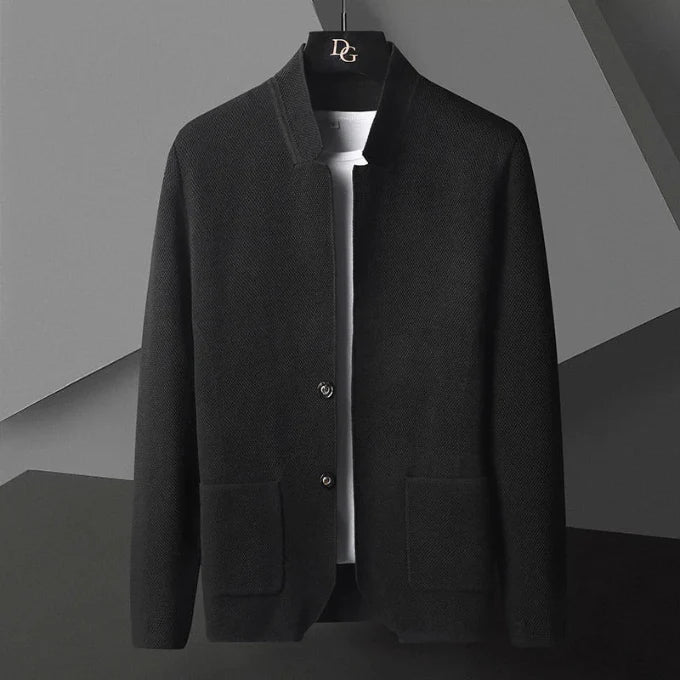 Women's Tailored Collarless Wool Jacket, photo 4