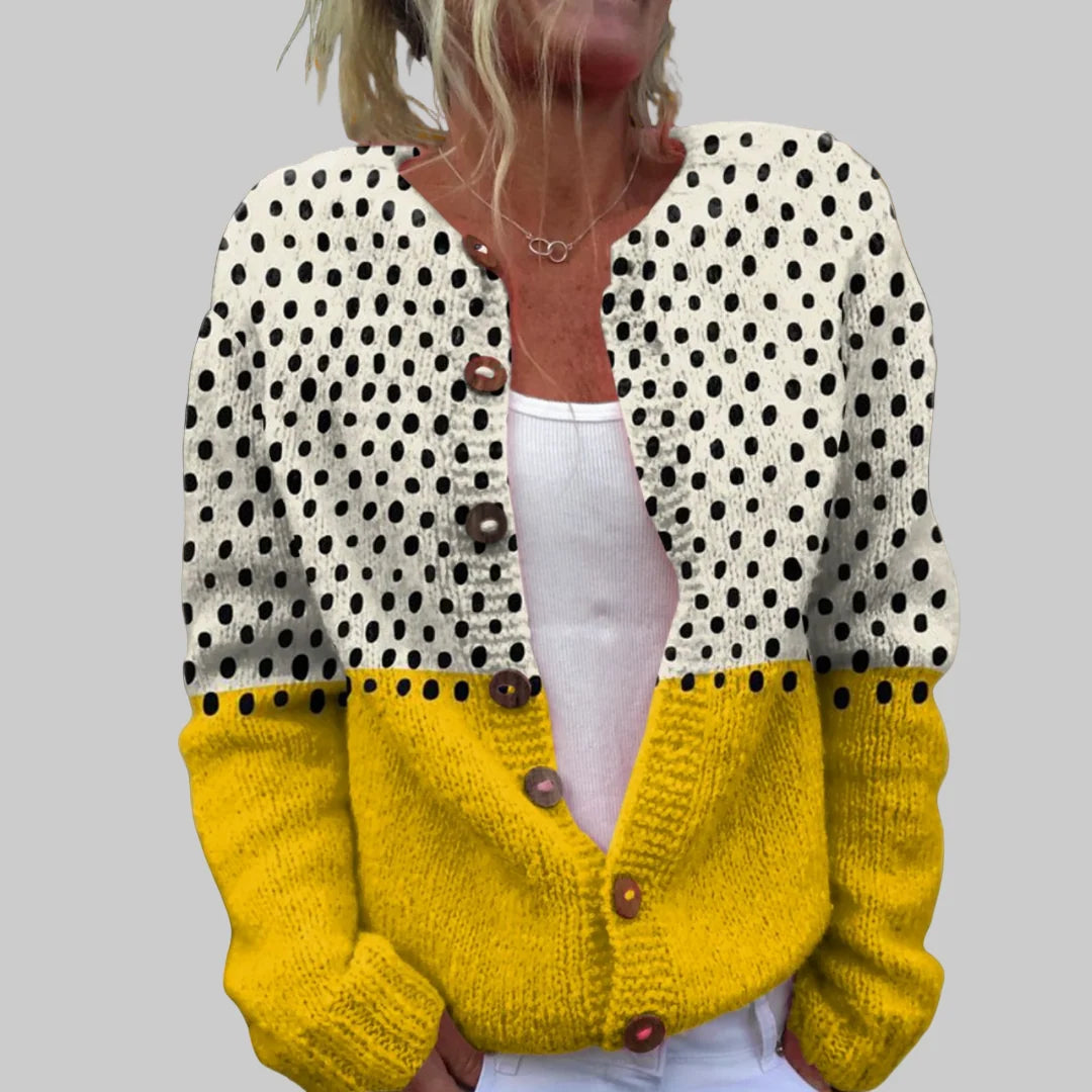 Women's multicolor layering cardigan
