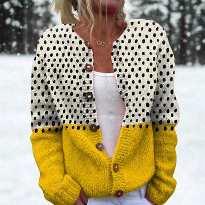 Women's multicolor layering cardigan