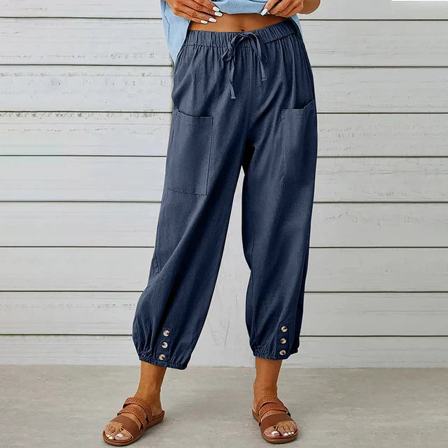 Alana | Relaxed Fit High Waist Pants for Women 1