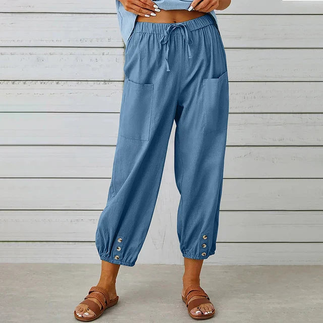 Alana | Relaxed Fit High Waist Pants for Women 2