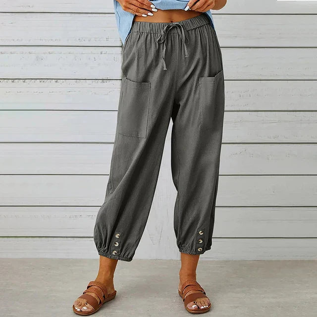 Alana | Relaxed Fit High Waist Pants for Women 3