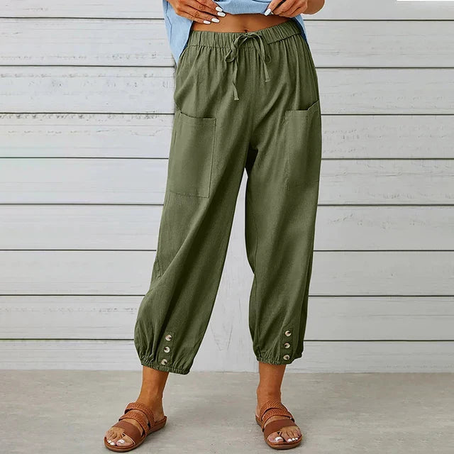 Alana | Relaxed Fit High Waist Pants for Women 4
