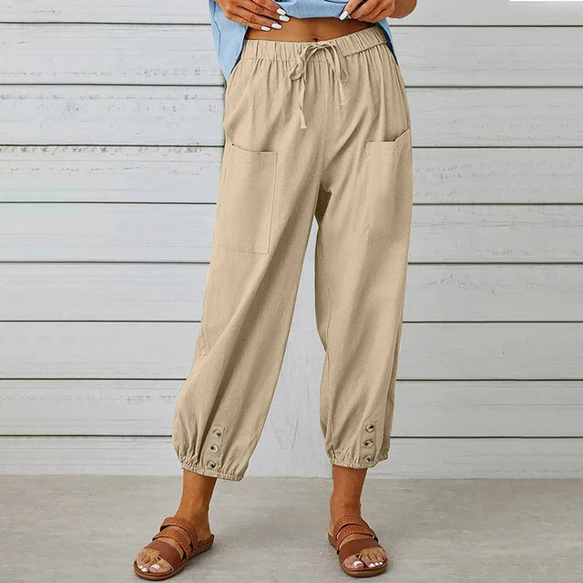 Alana | Relaxed Fit High Waist Pants for Women 5