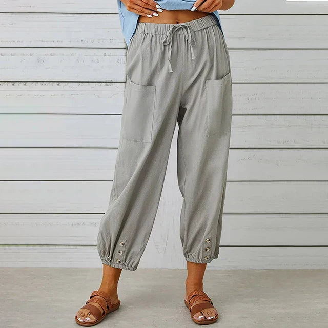 Alana | Relaxed Fit High Waist Pants for Women 7