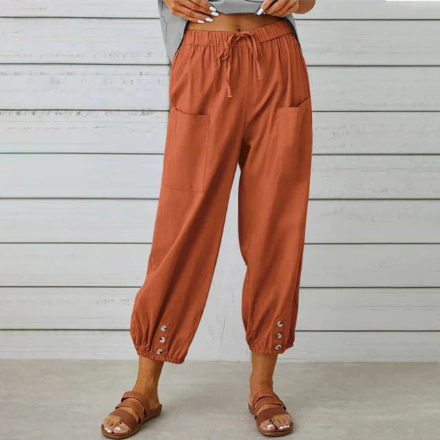 Alana | Relaxed Fit High Waist Pants for Women 8