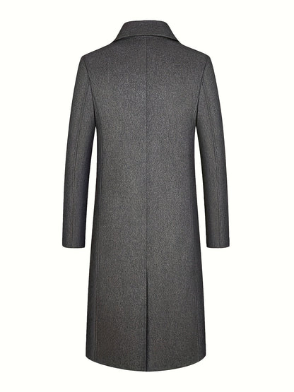 Men's Tailored Long Winter Overcoat – view 2