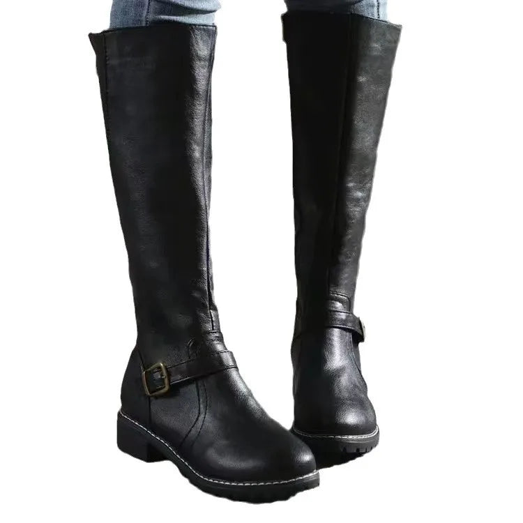 Classic Leather Knee-High Boots – view 3