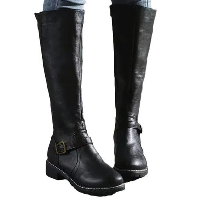 Classic Leather Knee-High Boots – view 3