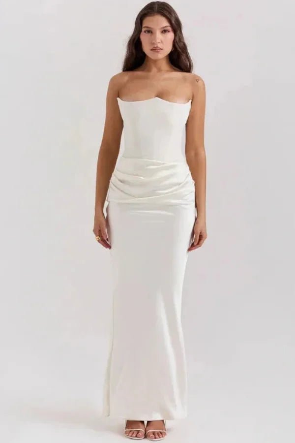 Amelia | Evening Gown Corset Satin Elegant Fit 0