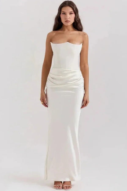 Amelia | Evening Gown Corset Satin Elegant Fit 0