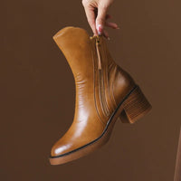 Iris | Women's Leather Ankle Boots for Fall