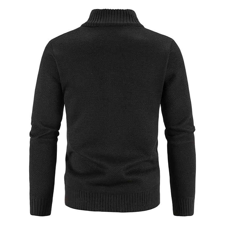 Fleece lined jacket with full zip