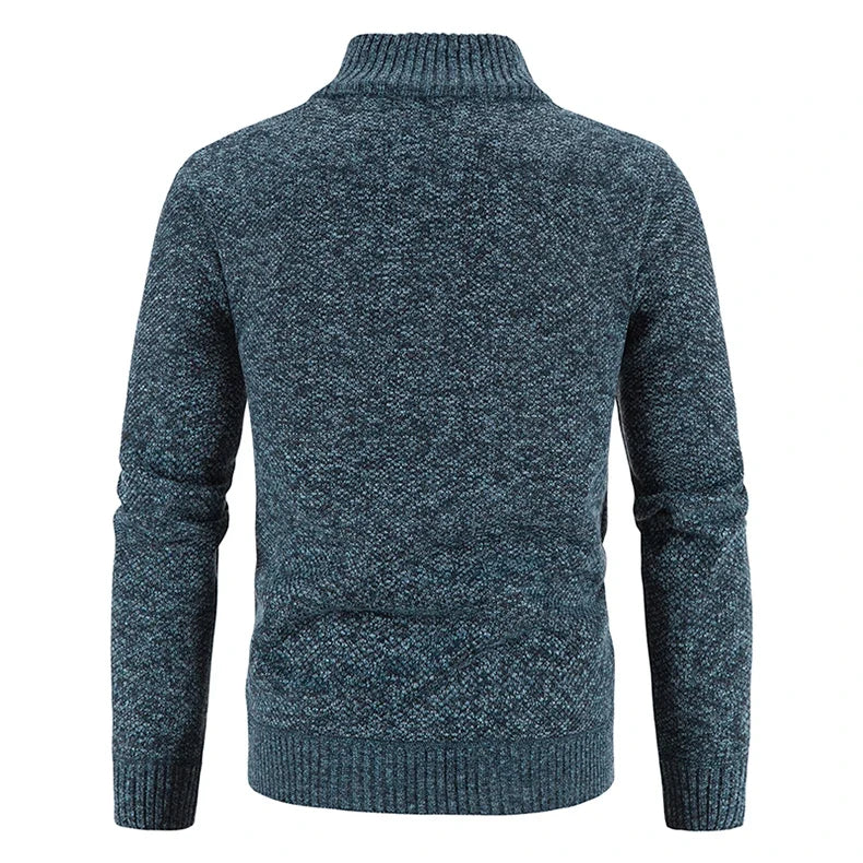 Fleece lined jacket with full zip