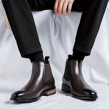 Men's Pointed-Toe Chelsea Boots