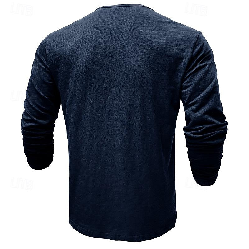 Men's Durable Everyday Henley Shirt – view 4