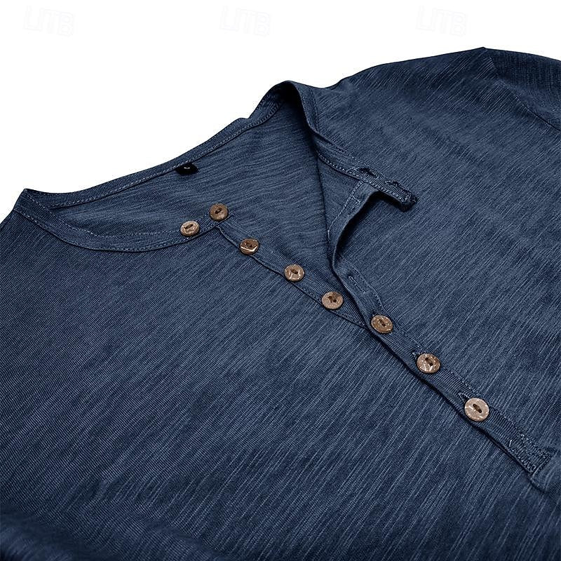 Men's Durable Everyday Henley Shirt – view 5