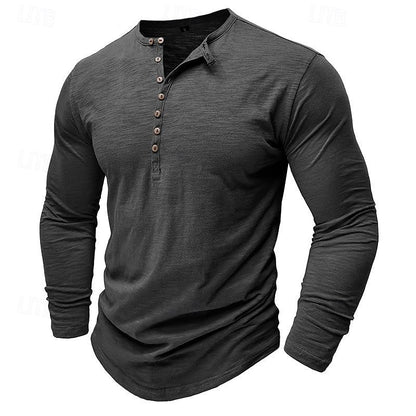 Men's Durable Everyday Henley Shirt – view 6