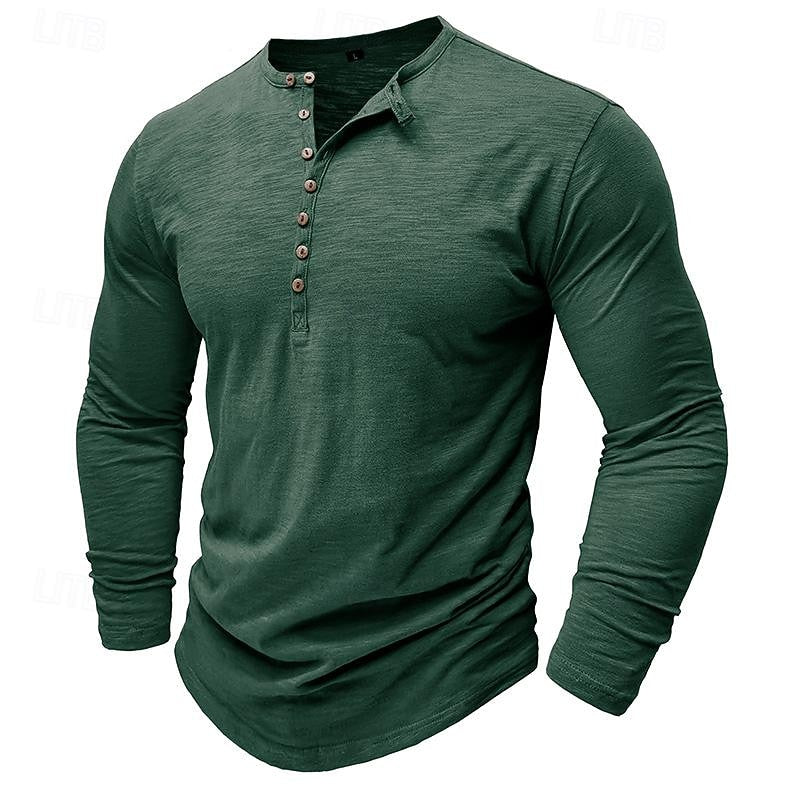 Men's Durable Everyday Henley Shirt – view 7