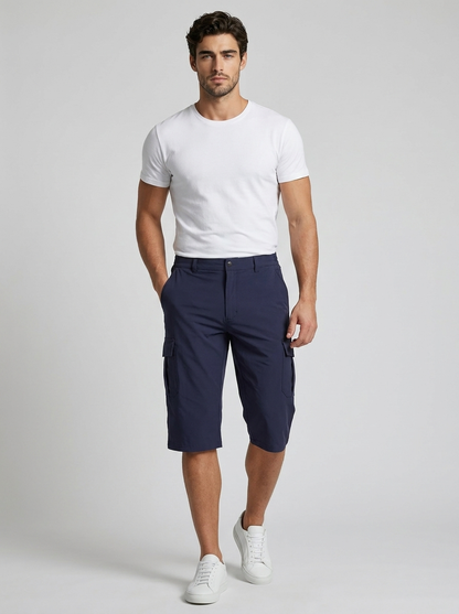 Men's dark blue Cargo Shorts