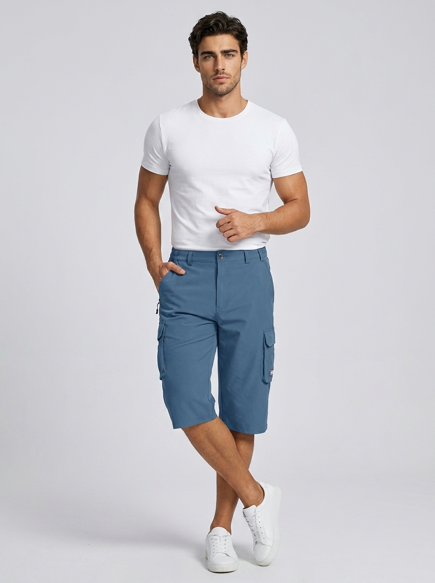 Men's dark blue Cargo Shorts