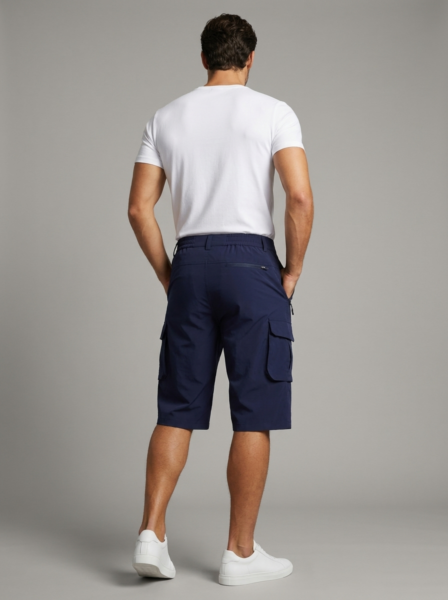 Men's dark blue Cargo Shorts