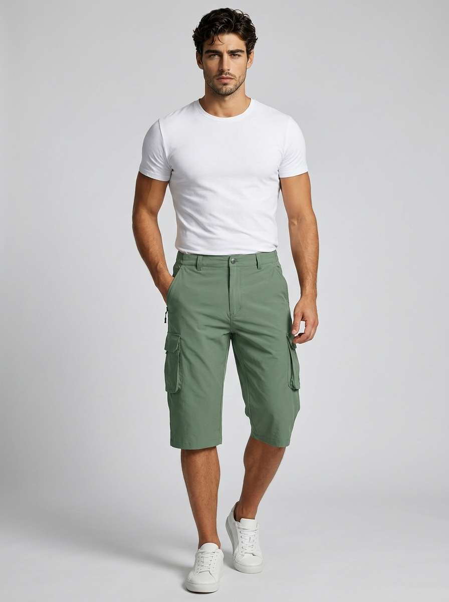 Men's dark blue Cargo Shorts
