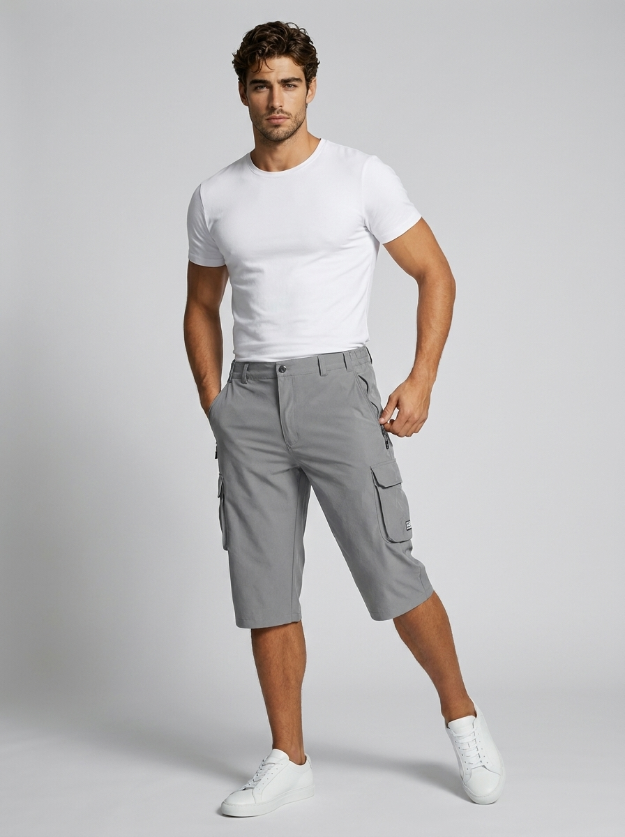 Men's dark blue Cargo Shorts