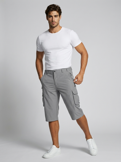 Men's dark blue Cargo Shorts