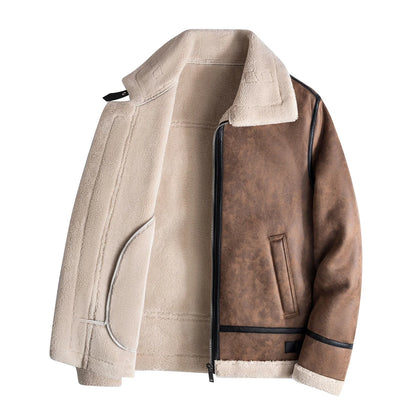 Kai Nordic shearling jacket, front view