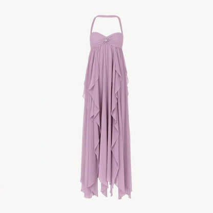 Ava | Maxi Dress Open Back Embellished Detail 0