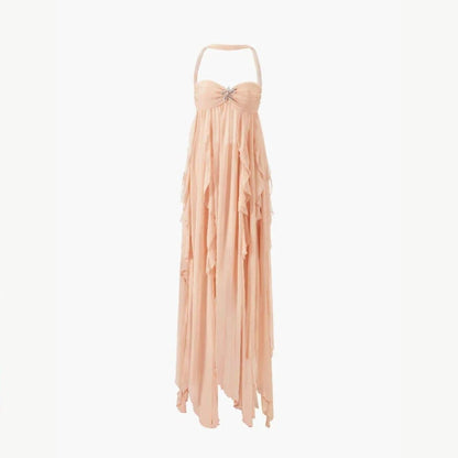 Ava | Maxi Dress Open Back Embellished Detail 1
