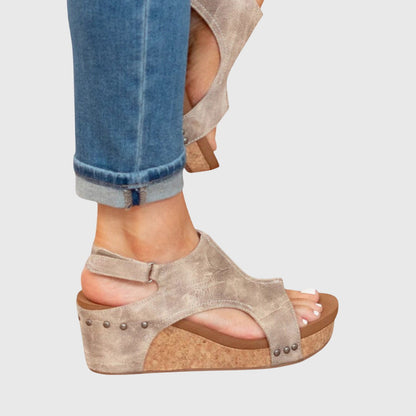 Ava | Sandals For Women Adjustable Wedge Design 3
