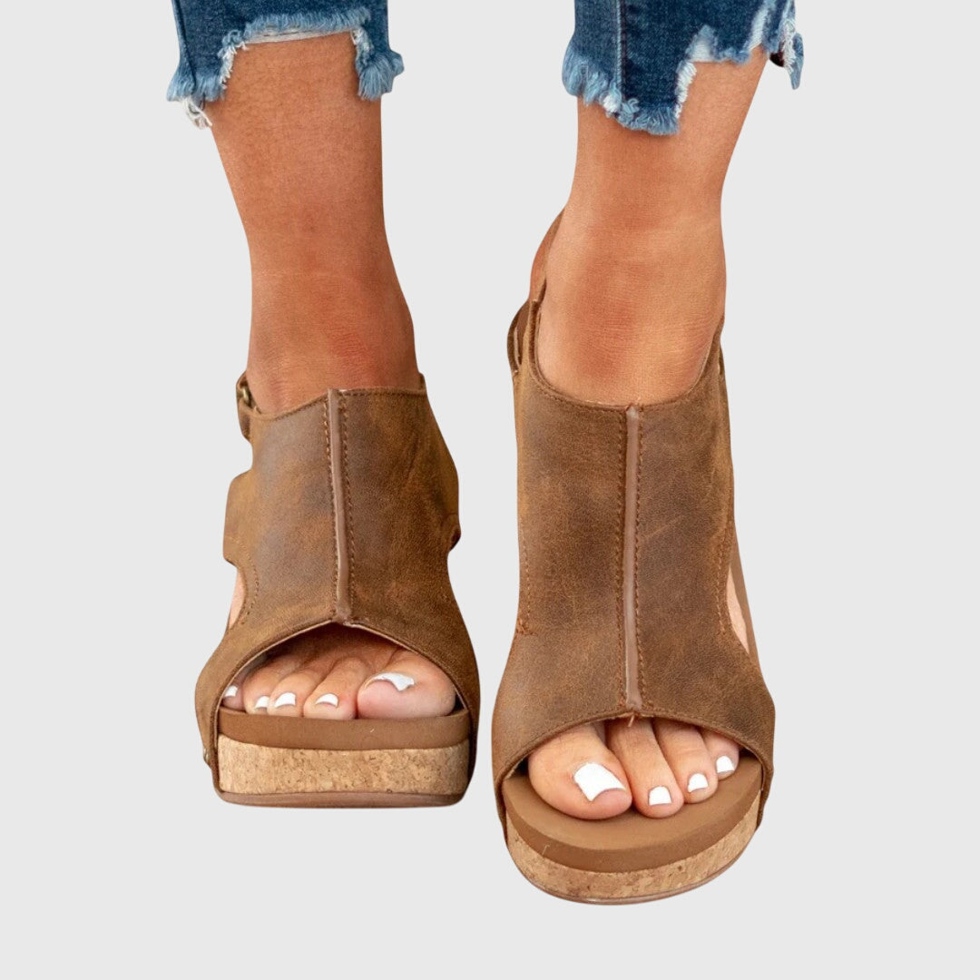 Ava | Sandals For Women Adjustable Wedge Design 8