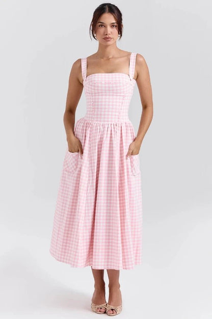 Ava | White Maxi Dress Pleated Elegant Style 0